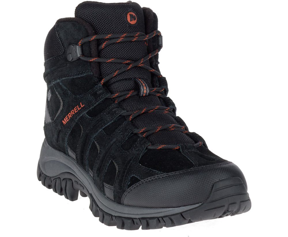 Kozaki Merrell Męskie Czarne - Phoenix 2 Mid Thermo - 478302-MVH